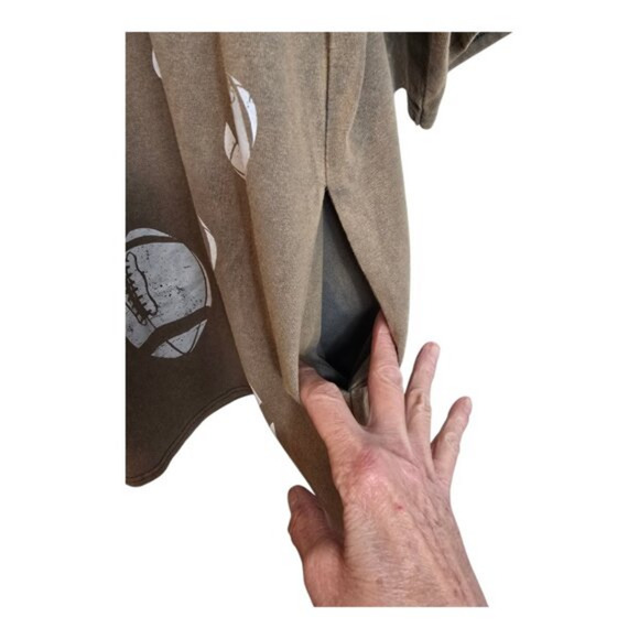 Fantastic Fawn Brown Mini Dress with Football Print - Picture 8 of 12